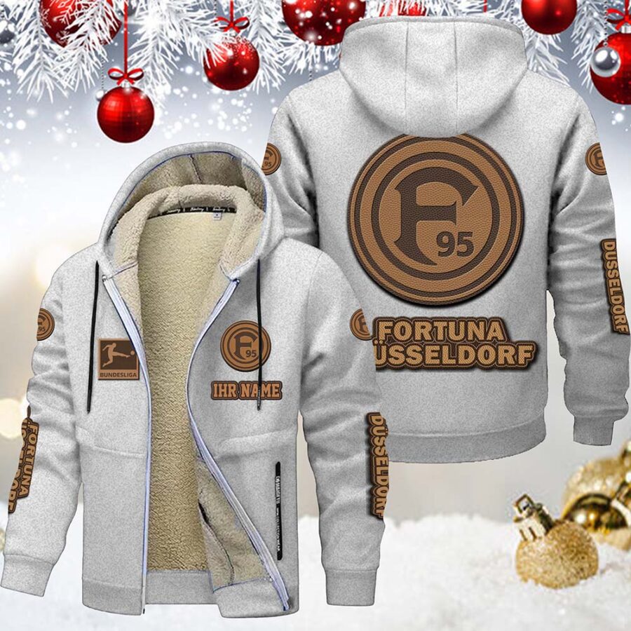 Fortuna Düsseldorf Gefütterte Kapuzenjacke – Bild 2