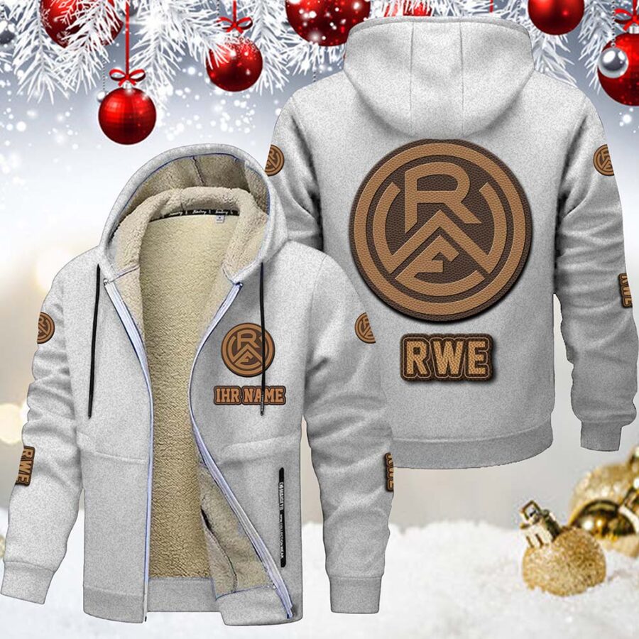 Rot-Weiss Essen Gefütterte Kapuzenjacke – Bild 2