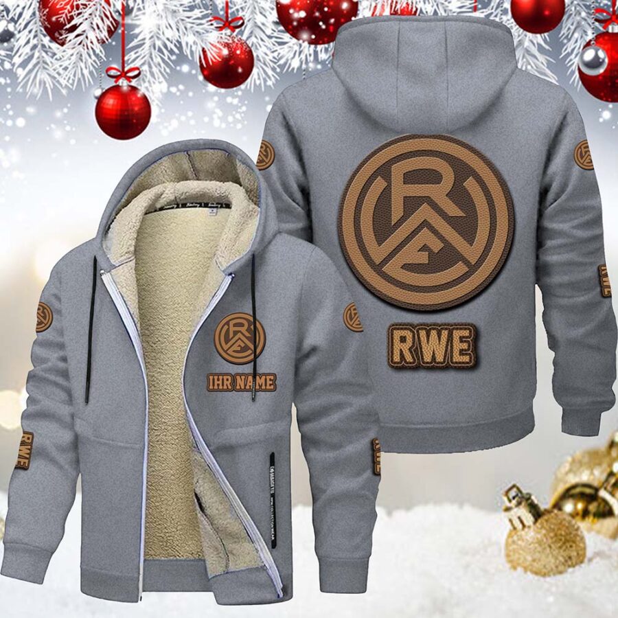 Rot-Weiss Essen Gefütterte Kapuzenjacke – Bild 8