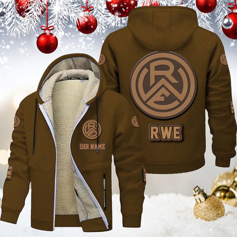 Rot-Weiss Essen Gefütterte Kapuzenjacke – Bild 5