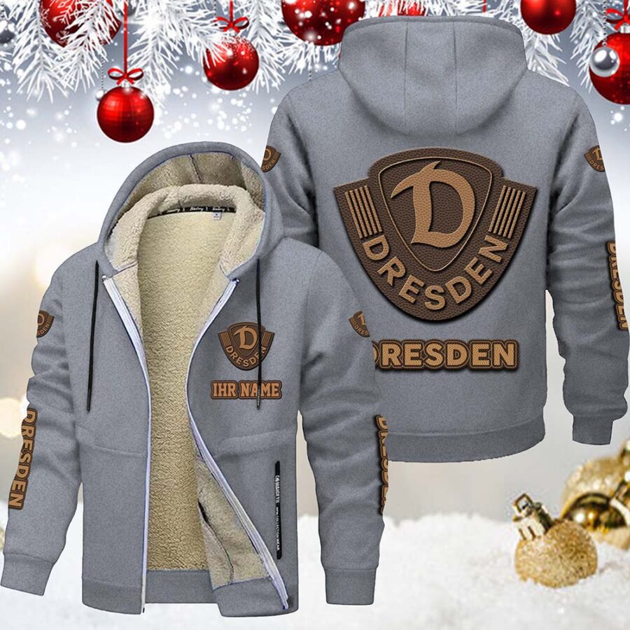 SG Dynamo Dresden Gefütterte Kapuzenjacke – Bild 8
