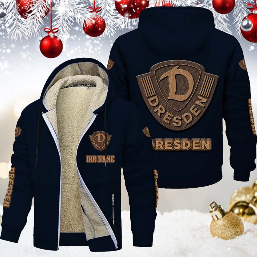 SG Dynamo Dresden Gefütterte Kapuzenjacke – Bild 7