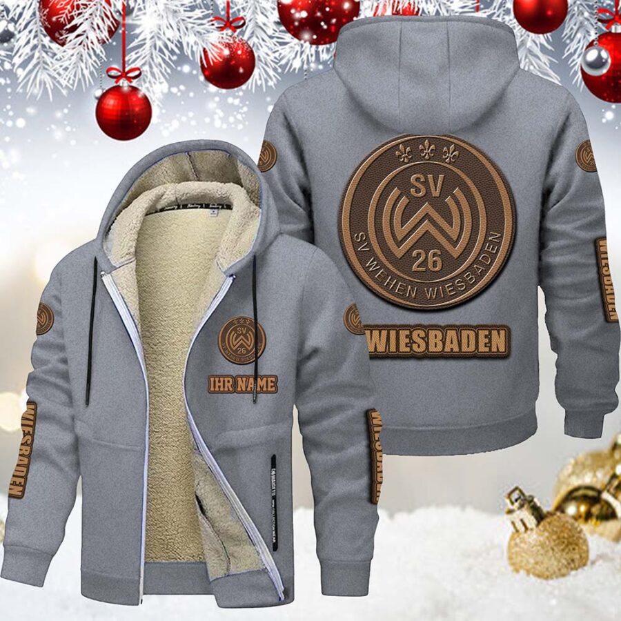 SV Wehen Wiesbaden Gefütterte Kapuzenjacke – Bild 8