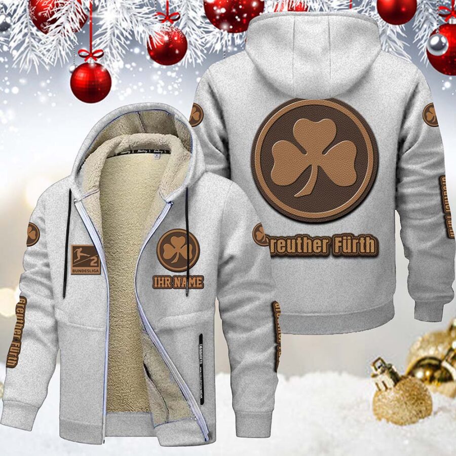 SpVgg Greuther Fürth Gefütterte Kapuzenjacke – Bild 2