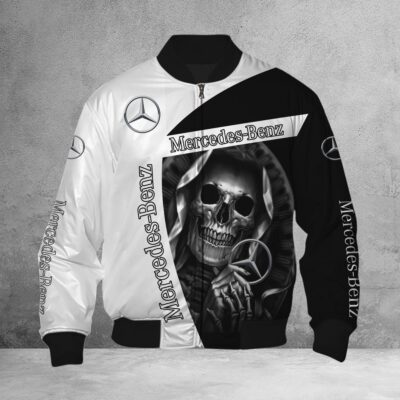 Mercedes-Benz White Bomberjacke