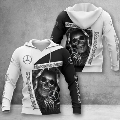 Mercedes-Benz White Hoodie