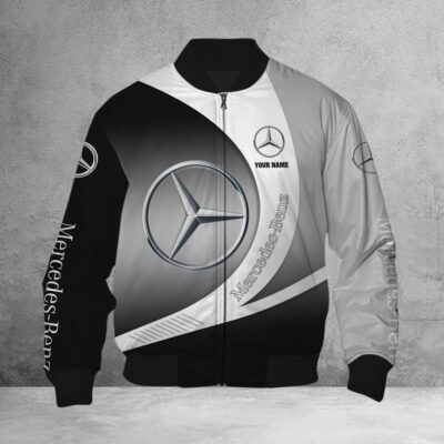 Mercedes-Benz White Bomberjacke