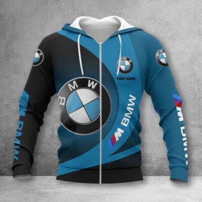 BMW M Car Zip Hoodie