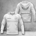 Mercedes-Benz White Hoodie
