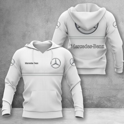 Mercedes-Benz White Hoodie