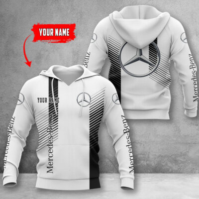 Mercedes-Benz White Hoodie