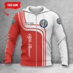 Alfa Romeo Red Zip Hoodie
