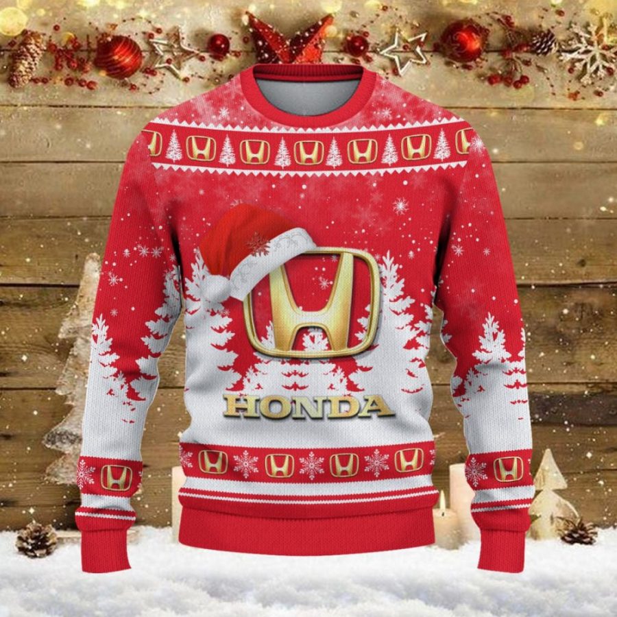 Weihnachtspullover Honda – Ugly Christmas Sweater – Bild 2