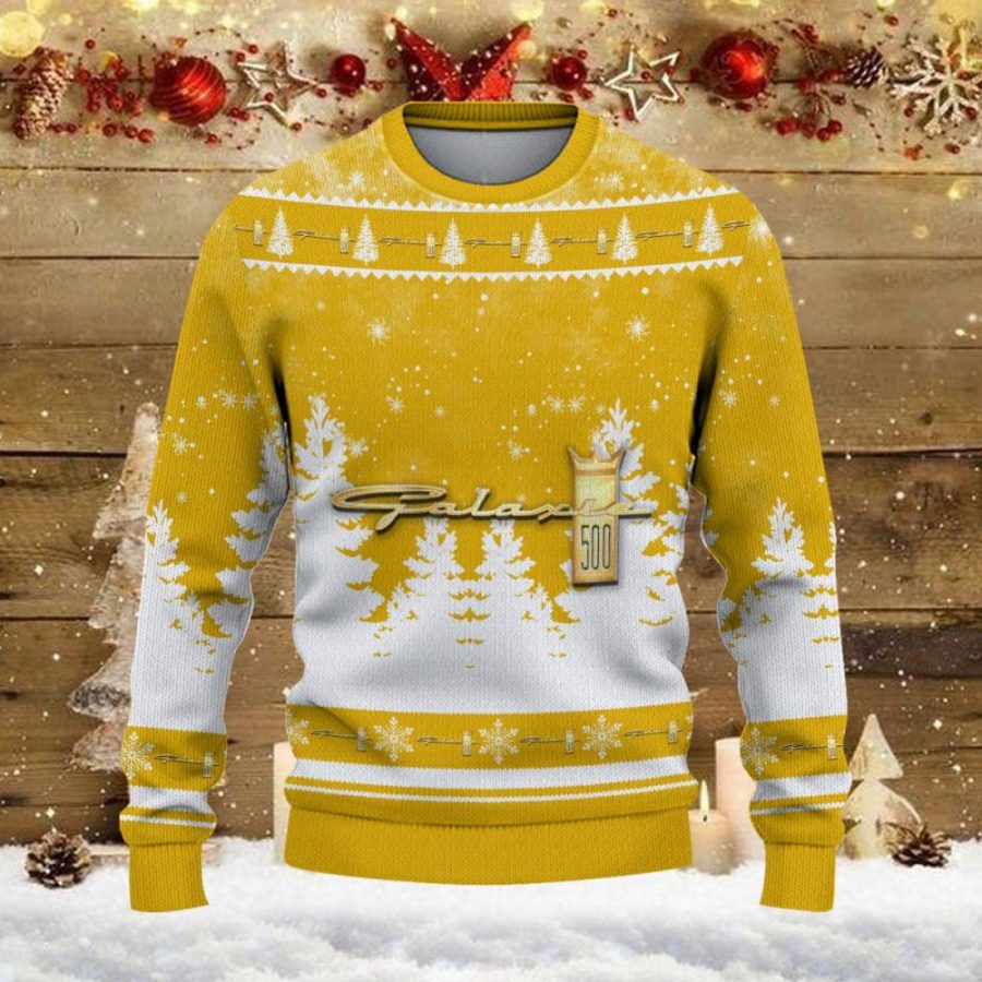 Weihnachtspullover Ford Galaxie – Ugly Christmas Sweater – Bild 2
