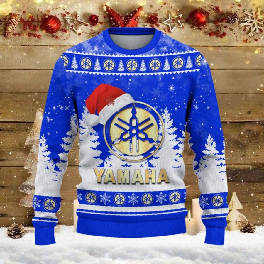 Weihnachtspullover Yamaha Blue - Ugly Christmas Sweater – Bild 2