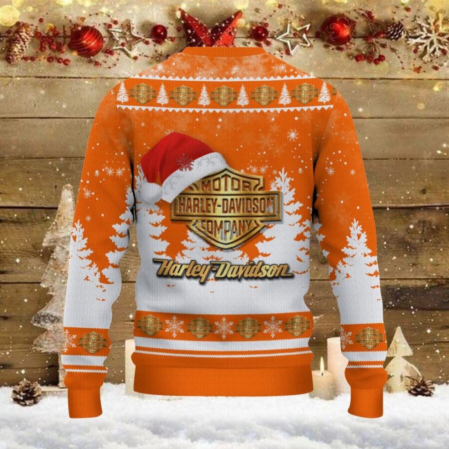 Weihnachtspullover Harley-Davidson - Ugly Christmas Sweater – Bild 3