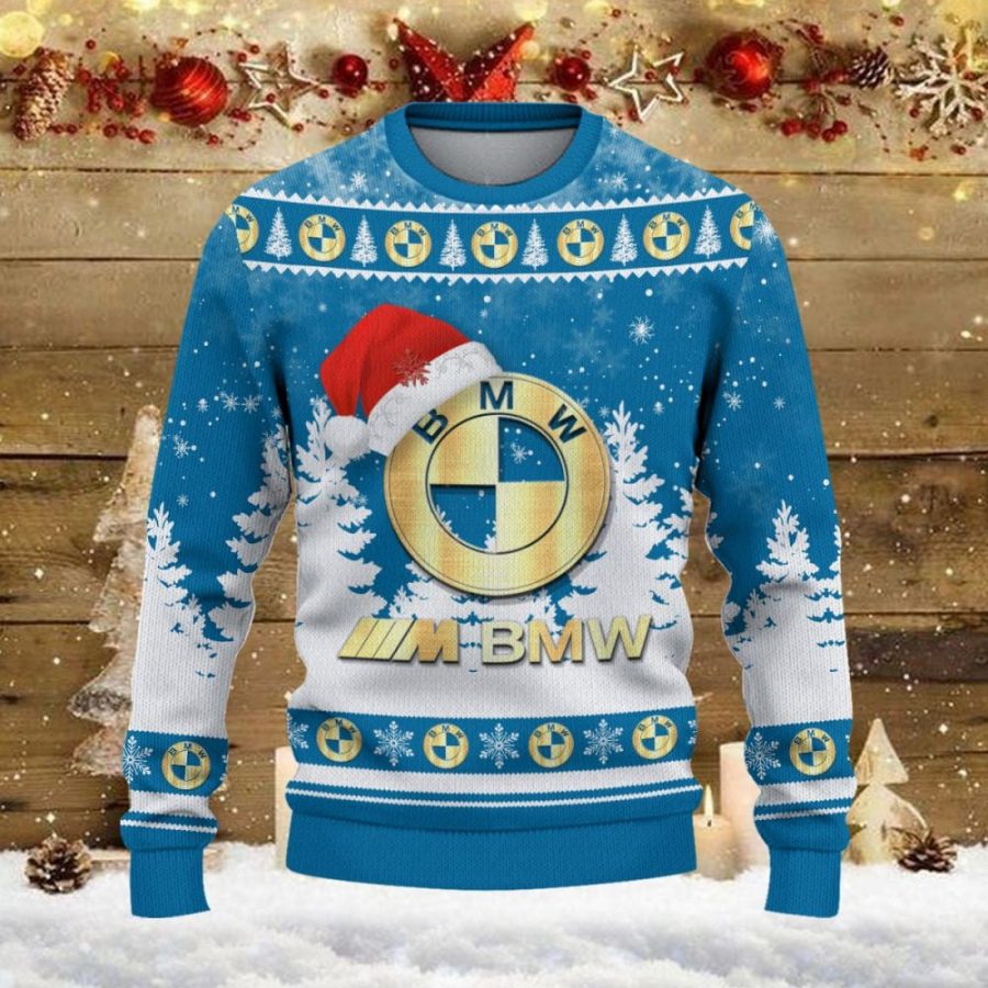 Weihnachtspullover BMW M Car – Ugly Christmas Sweater – Bild 2