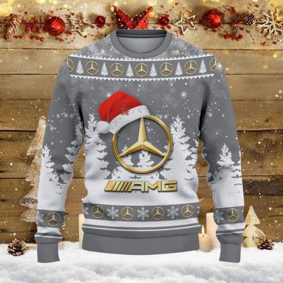 Weihnachtspullover Mercedes-AMG – Ugly Christmas Sweater – Bild 2