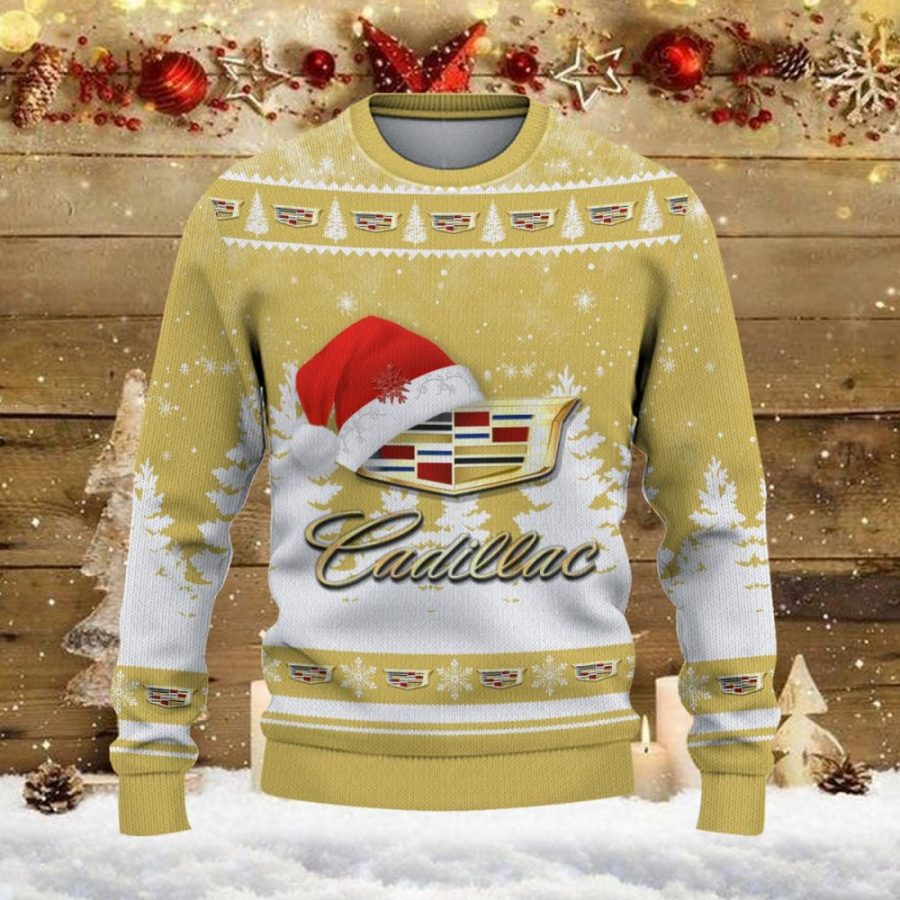 Weihnachtspullover Cadillac – Ugly Christmas Sweater – Bild 2