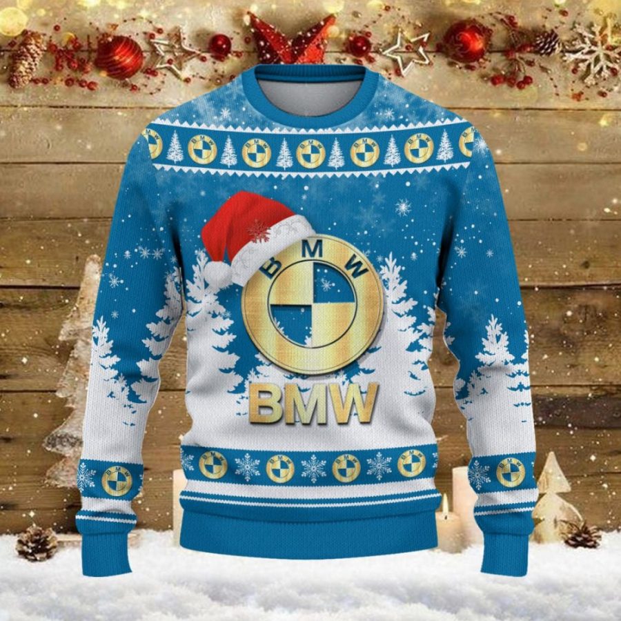 Weihnachtspullover BMW Car – Ugly Christmas Sweater – Bild 2