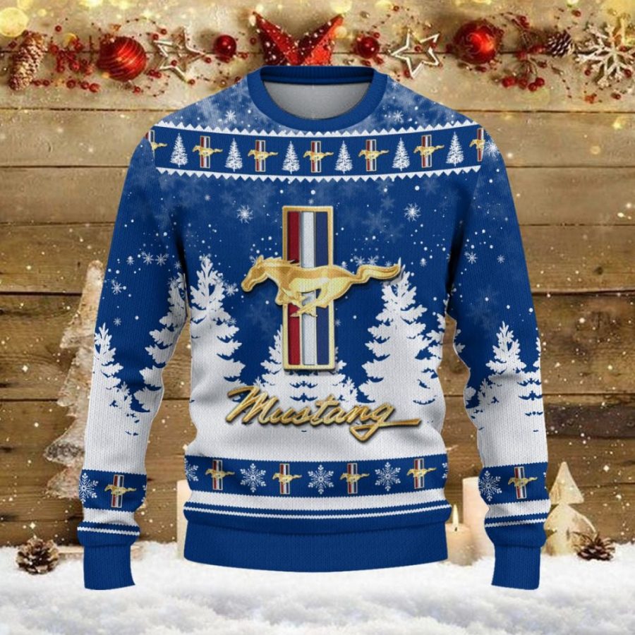 Weihnachtspullover Ford Mustang – Ugly Christmas Sweater – Bild 2