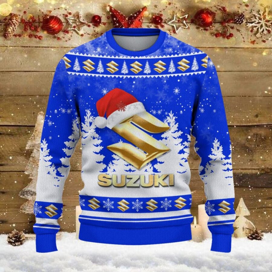 Weihnachtspullover Suzuki Blue - Ugly Christmas Sweater – Bild 2