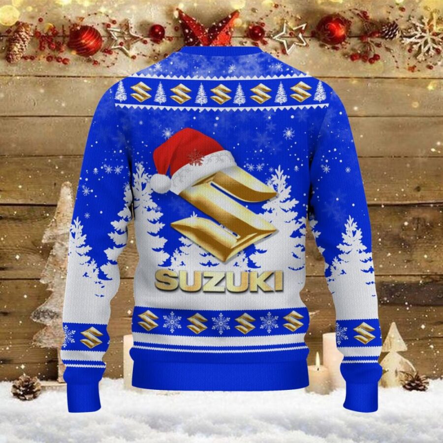 Weihnachtspullover Suzuki Blue - Ugly Christmas Sweater – Bild 3