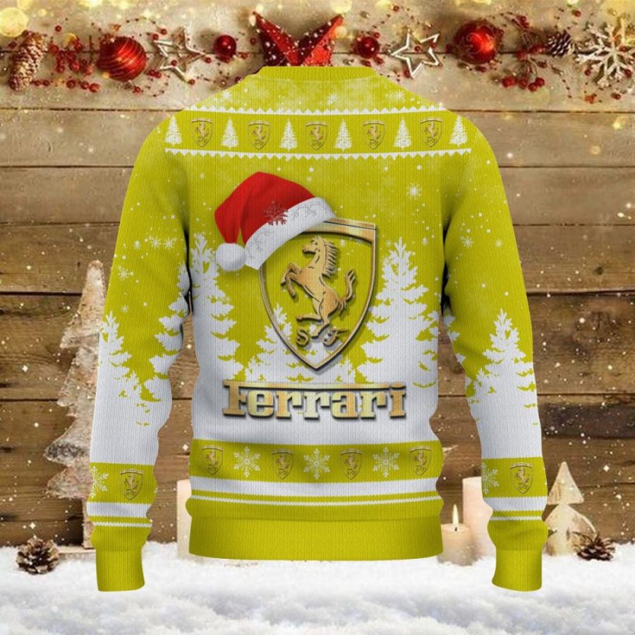Weihnachtspullover Ferrari – Ugly Christmas Sweater – Bild 3