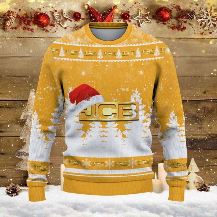 Weihnachtspullover JCB Agricultural Tractors - Ugly Christmas Sweater – Bild 2