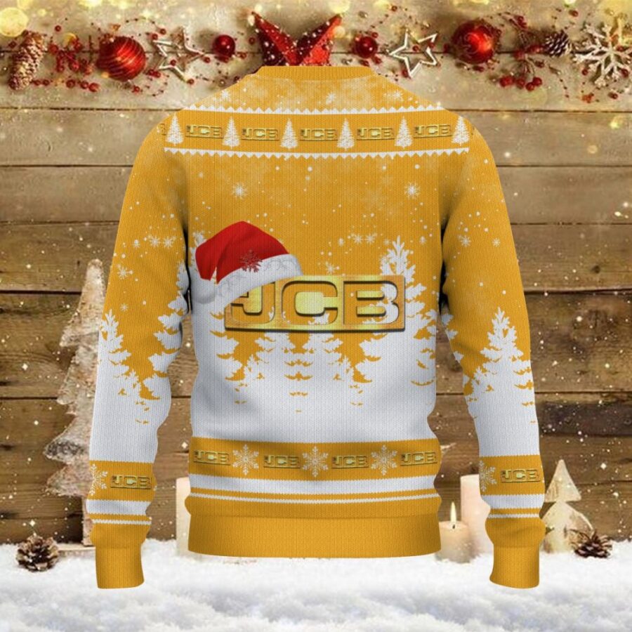 Weihnachtspullover JCB Agricultural Tractors - Ugly Christmas Sweater – Bild 3