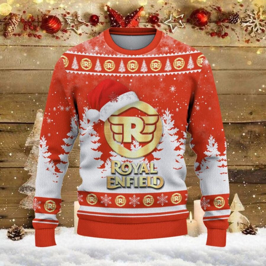 Weihnachtspullover Royal Enfield - Ugly Christmas Sweater – Bild 2