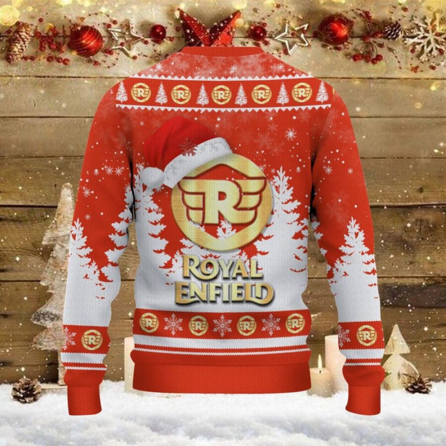Weihnachtspullover Royal Enfield - Ugly Christmas Sweater – Bild 3