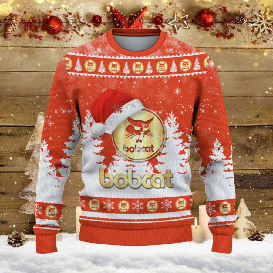 Weihnachtspullover Bobcat - Ugly Christmas Sweater – Bild 2