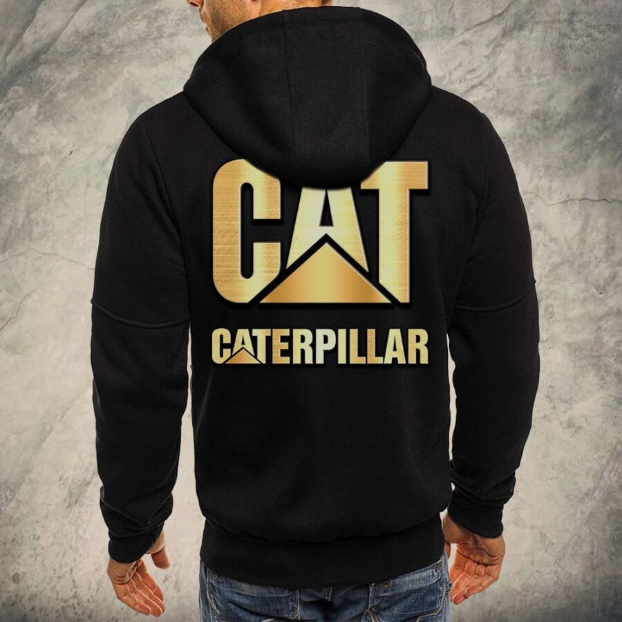 Caterpillar Inc Kapuzensweatjacke – Bild 4