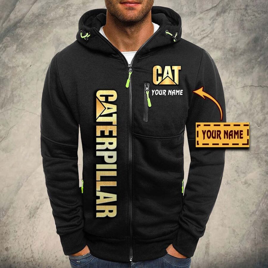 Caterpillar Inc Kapuzensweatjacke – Bild 3