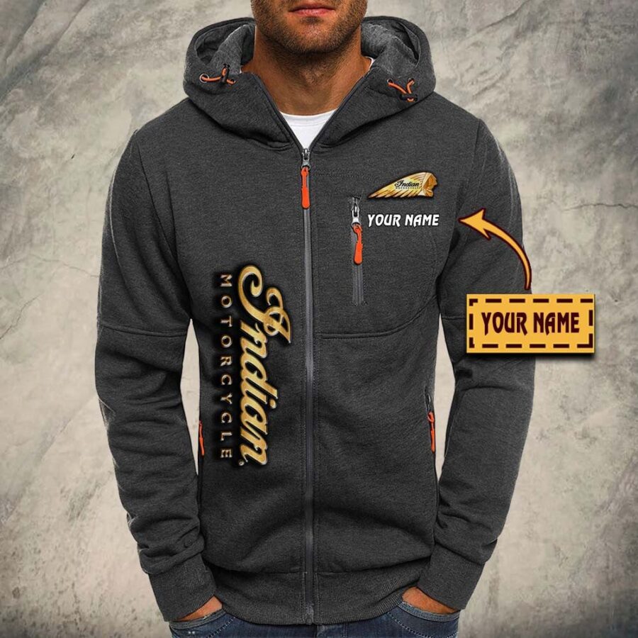 Indian Motorcycle Kapuzensweatjacke – Bild 3