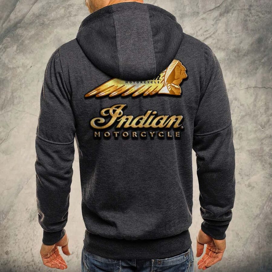 Indian Motorcycle Kapuzensweatjacke – Bild 4
