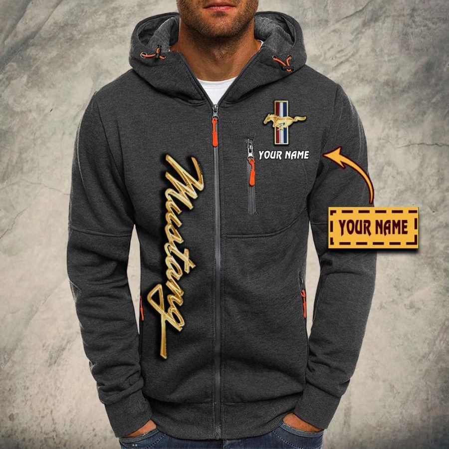 Ford Mustang Kapuzensweatjacke – Bild 3