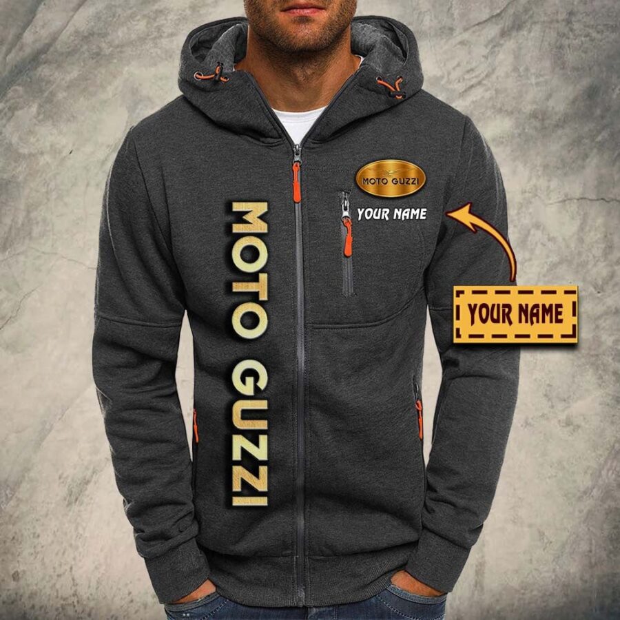 Moto Guzzi Kapuzensweatjacke – Bild 3