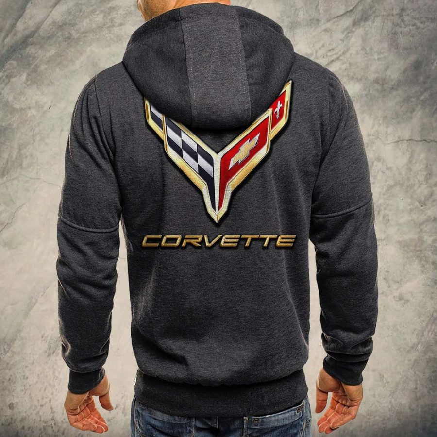 Chevrolet Corvette Kapuzensweatjacke – Bild 4
