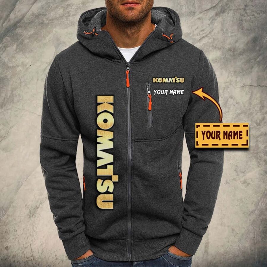 Komatsu Kapuzensweatjacke – Bild 3