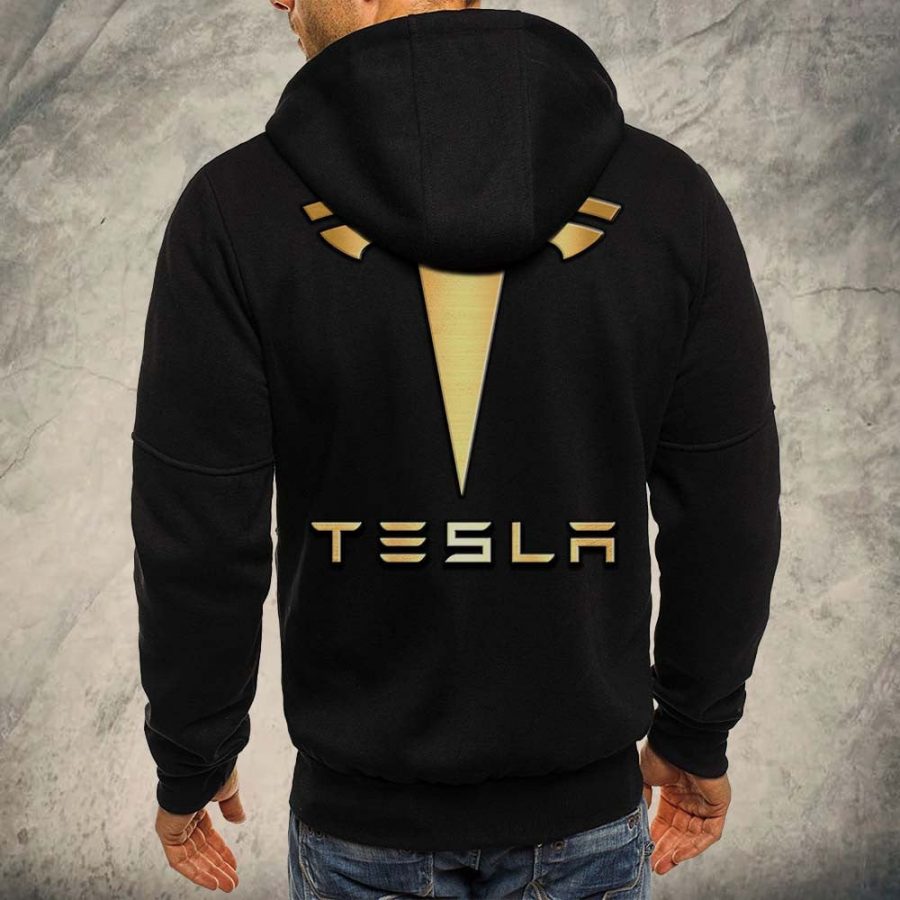 Tesla Kapuzensweatjacke – Bild 2
