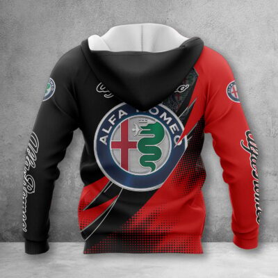 Alternative view of Alfa Romeo Zip Hoodie