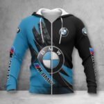 BMW M Car Zip Hoodie