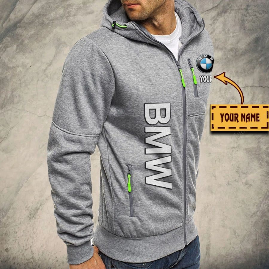 BMW Car Kapuzensweatjacke – Bild 6