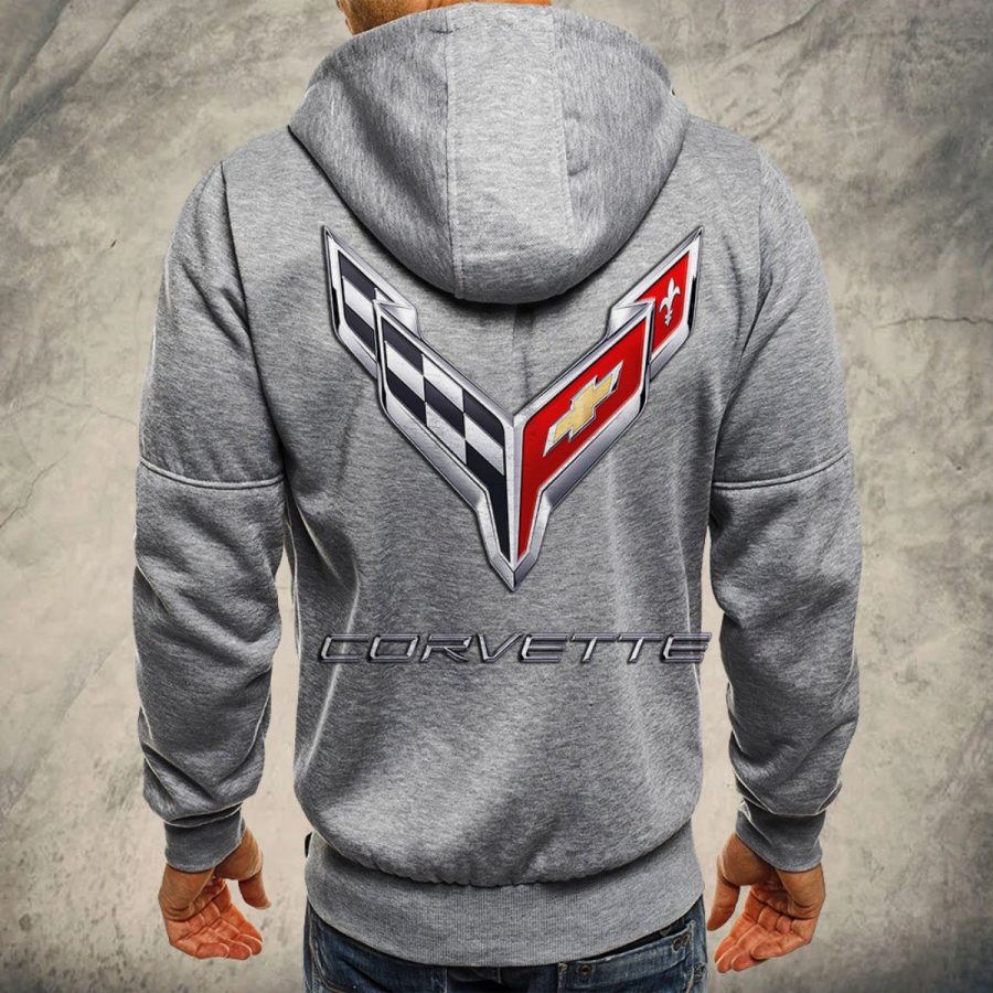 Chevrolet Corvette Kapuzensweatjacke – Bild 7