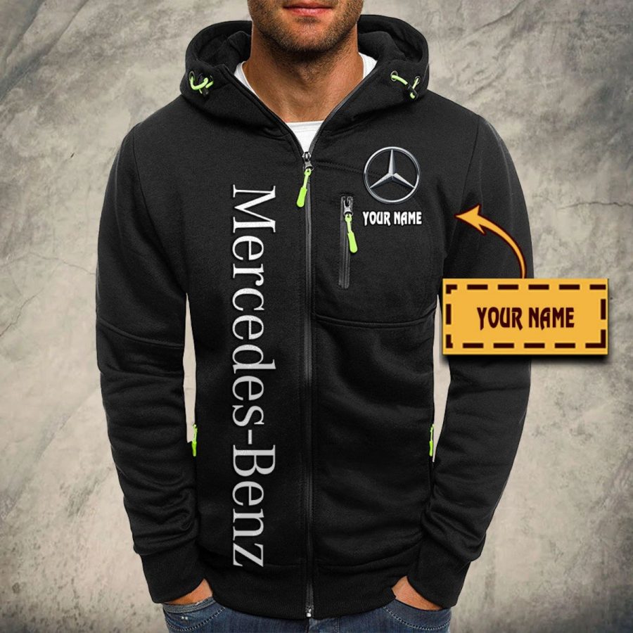 Mercedes-Benz White Kapuzensweatjacke – Bild 2