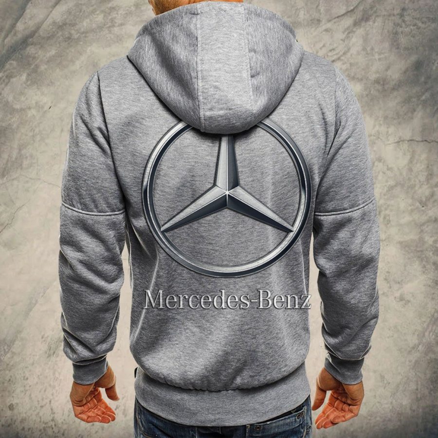 Mercedes-Benz White Kapuzensweatjacke – Bild 7