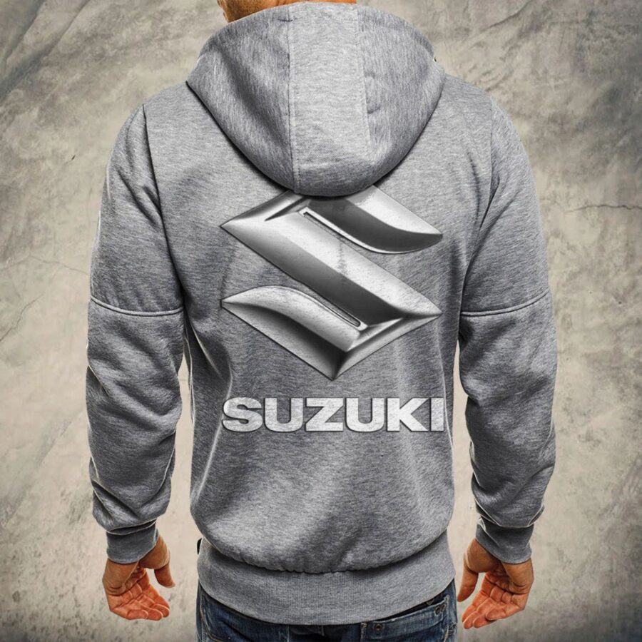 Suzuki Blue Kapuzensweatjacke – Bild 7