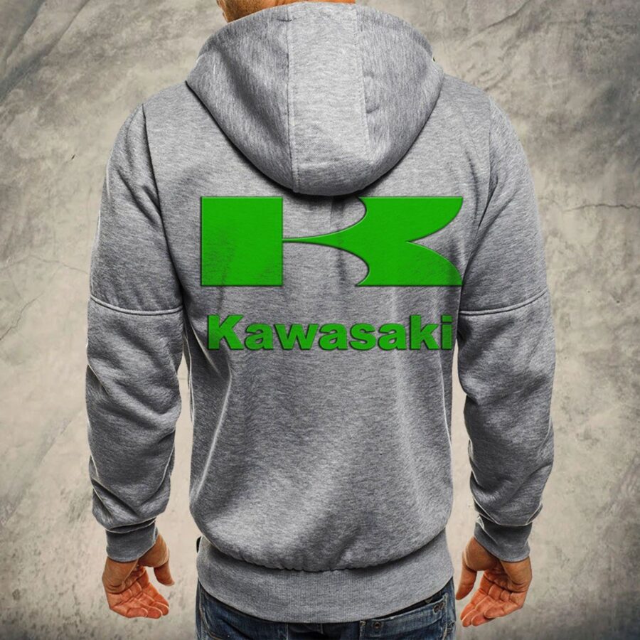 Kawasaki Kapuzensweatjacke – Bild 7
